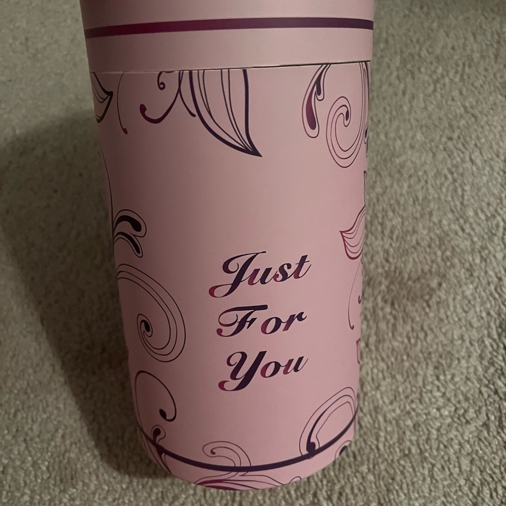 Pink Gift Box with Floral Design